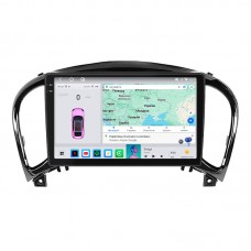 Штатная магнитола Lesko для Nissan Juke I Рестайлинг 2014-2019 экран 9" 4/64 QLED CarPlay 4G Wi-Fi GPS 360 Prime
