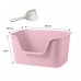Туалет лоток для кошек с лопаткой Taotaopets 262207 Pink