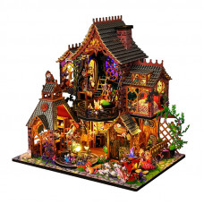 Румбокс магический дом конструктор DIY House ES015-B Magic Forest сборный румбокс с куполом Румбокс магический дом конструктор DIY House ES015-B Magic Forest сборный румбокс с куполом