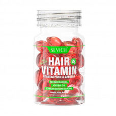 Витаминные капсулы для волос Sevich Hair Vitamin с марокканским маслом и маслом жожоба для восстановления повреждённых волос красные 30шт Витаминные капсулы для волос Sevich Hair Vitamin с марокканским маслом и маслом жожоба для восстановления повреждённых волос красные 30шт