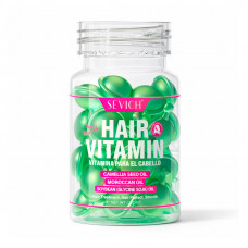 Витаминные капсулы для волос Sevich Hair Vitamin с марокканским маслом и маслом семян камелии для сухих и секущихся волос зеленые 30шт Витаминные капсулы для волос Sevich Hair Vitamin с марокканским маслом и маслом семян камелии для сухих и секущихся волос зеленые 30шт