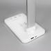 Настольная LED лампа M856 светодиодная с беспроводной зарядкой White + Silver