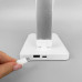 Настольная LED лампа M856 светодиодная с беспроводной зарядкой White + Silver