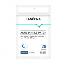 Гидроколлоидные патчи от прыщей и угрей против акне ночные Lanbena Acne Pimple Patch Night Use 28 шт Гидроколлоидные патчи от прыщей и угрей против акне ночные Lanbena Acne Pimple Patch Night Use 28 шт