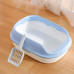Туалет для кошек с лопаткой Taotaopets 226611 40*29*13,5 см Light Blue