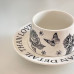 Сувенирный подарочный кофейный набор Nordic Miroson чашка+блюдце+подарочная коробка керамический White