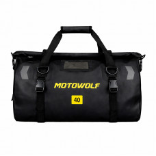 Сумка водонепроницаемая Motowolf MDL0717 для багажника мотоцикла квадроцикла 40 л Black Сумка водонепроницаемая Motowolf MDL0717 для багажника мотоцикла квадроцикла 40 л Black