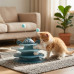 Игрушка Taotaopets 079906 для кота интелектуальная 3-х уровневая Башня Dark Blue