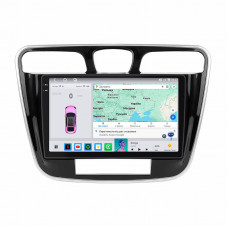 Штатная магнитола Lesko для Chrysler 200 I 2010-2014 экран 9" 4/64 QLED CarPlay 4G Wi-Fi GPS 360 Prime