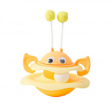 Игрушка Taotaopets 014435 для кота интелектуальная Неваляшка Yellow Игрушка Taotaopets 014435 для кота интелектуальная Неваляшка Yellow