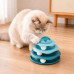 Игрушка Taotaopets 07A10001 для кота интелектуальная 3-х уровневая Башня Dark Blue