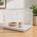 Клетка ZHT17700602 для грызунов с аксессуарами в комплекте 48*32*33 см White