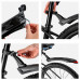 Крыло велосипедное West Biking YP0714035 переднее и заднее быстросменные с светоотражающей вставкой на заднем крыле