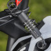 Кодовый велозамок West Biking YP0705078 4-значный код 150 см Black Кодовый велозамок West Biking YP0705078 4-значный код 150 см Black