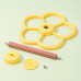 Игрушка для попугаев N365001 Вертушка для птиц ветряк колесо Yellow