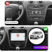 Штатная магнитола Lesko для Ford Fusion I 2002-2005 экран 9" 4/64 QLED CarPlay 4G Wi-Fi GPS 360 Prime
