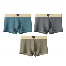 Набор мужских трусов боксеров B6425 Olive/Blue/Gray из 3 шт 4XL Набор мужских трусов боксеров B6425 Olive/Blue/Gray из 3 шт 4XL