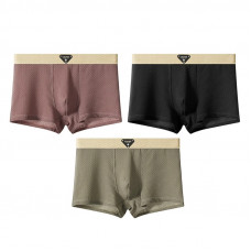 Набор мужских трусов боксеров B6425 Olive/Black/Brick Red из 3 шт 2XL Набор мужских трусов боксеров B6425 Olive/Black/Brick Red из 3 шт 2XL