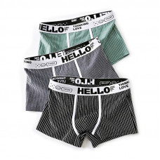Набор мужских трусов боксеров PC3221 Gray/Green/Black из 3 шт  3XL