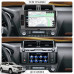 Штатная магнитола Lesko для Toyota Land Cruiser Prado 150 Series Рестайлинг 1 2013-2017 экран 10" 4/64Gb CarPlay 4G Wi-Fi GPS Prime