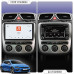 Штатная магнитола Lesko для Volkswagen Scirocco R I Auto A/C 2009-2014 экран 9" 4/64Gb CarPlay 4G Wi-Fi GPS Prime