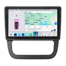 Штатная магнитола Lesko для Volkswagen Golf V Auto AC 2003-2009 экран 10" 4/64 QLED CarPlay 4G Wi-Fi GPS 360 Prime