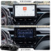 Штатная магнитола Lesko для Toyota Camry VIII (XV70) Рестайлинг 2020- экран 10" 4/64 QLED CarPlay 4G Wi-Fi GPS 360 Prime