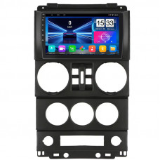 Штатная магнитола Lesko для Jeep Wrangler 4 doors 2007-2010 экран 9" 2/32Gb Wi-Fi GPS Base
