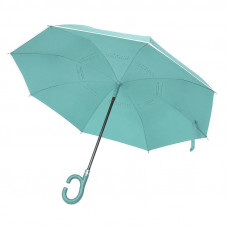 Зонт наоборот Up-Brella 1160 трость обратного сложения Smoke Green