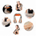 Роликовый массажер для шеи и плеч Massager of Neck Kneading Beige + Orange