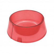 Миска для собак котов Taotaopets 07A6601 пластиковая Red 15 см