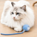 Умный мяч с хвостом веревкой Taotaopets 025527 игрушка для кошек и собак интерактивная убегающая веревка-дразнилка  Blue