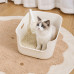 Туалет для кошек с лопаткой Taotaopets 228812 с высокими бортами 57*36*22 см