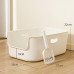 Туалет для кошек с лопаткой Taotaopets 228812 с высокими бортами 57*36*22 см