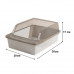 Туалет для кошек с лопаткой Taotaopets 263303 кошачий лоток Gray