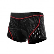 Трусы велосипедные для мужчин X-Тiger XM-DNK-168 с гелевым 5D памперсом Red S