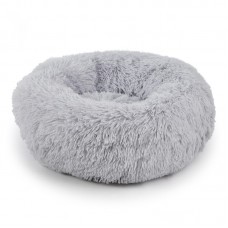 Лежак пуфик для котов собак круглый 552201 L Grey