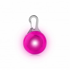 LED подвеска/фонарик безопасности на ошейник для собак Friend HY-0501 Pink