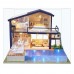 Кукольный дом конструктор DIY Cute Room A-066-B Вилла с бассейном