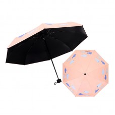 Мини-зонт Small Fish 190T карманный Light Pink Мини-зонт Small Fish 190T карманный Light Pink