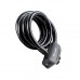 Замок велосипедный West Biking YP0705047 с ключом Black 1,2 m