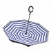 Зонт наоборот Up-Brella Сине-белые полосы Зонт наоборот Up-Brella Сине-белые полосы