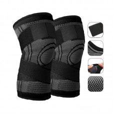 Компрессионные наколенники для спорта AOLIKES HX-7720 Black XL