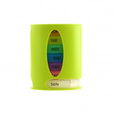 Таблетница органайзер для таблеток FY-8826 на 7 отделений Green Таблетница органайзер для таблеток FY-8826 на 7 отделений Green