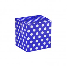 Бумага упаковочная PPW PAPER PZ001 50*70 см Синий Серябрянный Горох