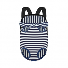 Рюкзак-кенгуру для животных DT834 Strip Dark Blue + White L
