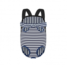 Рюкзак-кенгуру для животных DT834 Strip Dark Blue + White M
