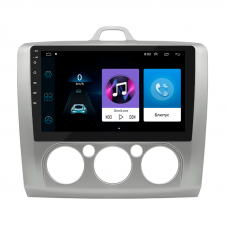 Штатная магнитола Lesko для Ford Focus II (North America) 2007-2010 экран 9" 1/16Gb Wi-Fi GPS Base