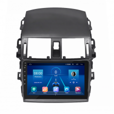 Штатная магнитола Lesko для Toyota Corolla X (E140, E150) Рестайлинг 2010-2013 экран 9" 2/32Gb 4G Wi-Fi GPS Top