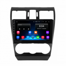 Штатная магнитола Lesko для Subaru Forester IV Рестайлинг 2015-2016 экран 9" 2/32Gb Wi-Fi GPS Base